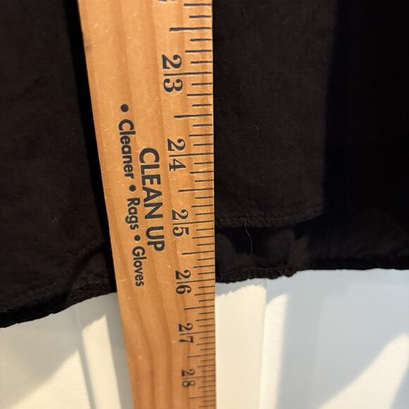 Atmosphere Top Small Black Roll Tab Sleeve Classic Casual Capsule Staple - Picture 9 of 12